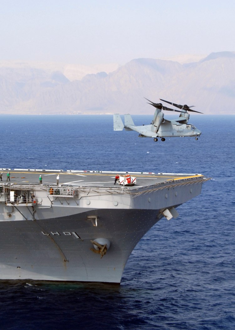 Image: U.S. Marine Corps MV-22 Ospreys Tiltrotor