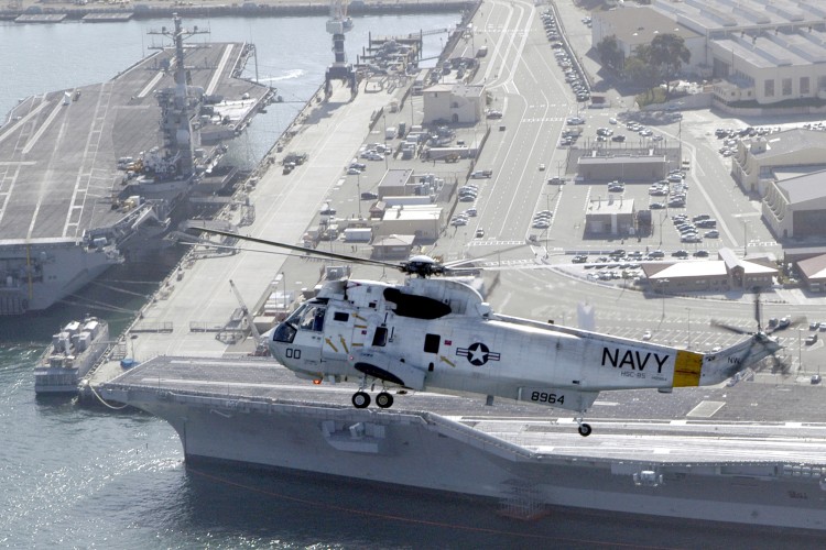 U.S. Navy H-3 Sea King Helicopter